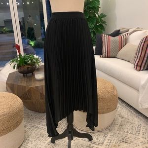 Malene Birger black pleated skirt, small